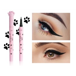 Водостойкая подводка-маркер ABZ Cat Claw Eyeliner PINK Черная