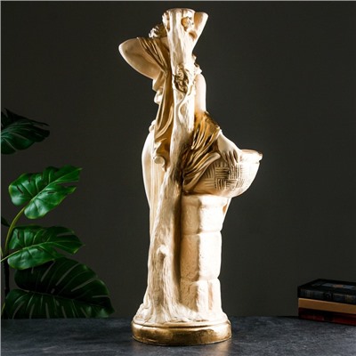 Фигура с кашпо "Афродита" слоновая кость, 85х40х30см