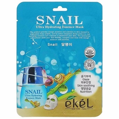 Ekel Snail Маска Тканевая С Улиточным Муцином