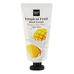 Крем для рук тропические фрукты Tropical fruit hand cream Mango and Shea butter FarmStay 50 мл.