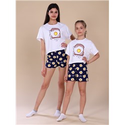 Пижама для девочки "Яичница"