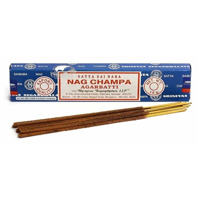 Благовония Сатья Наг Чампа Satya Nag Champa 15 гр. (10-12 шт.)