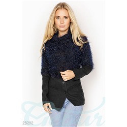 Комбинированный женский свитер