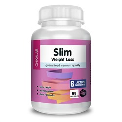 Витаминно-минеральный комплекс для контроля веса Slim Weight Loss Chikalab 60 кап.