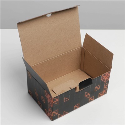 Коробка сборная «23 февраля», 22 × 15 × 10 см
