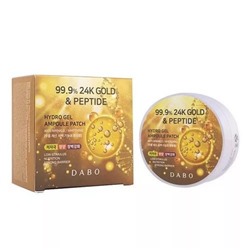 Гидрогелевые патчи с 24х каратным золотом и пептидами Dabo 24K Gold &Peptide,60шт (KOREA ORIGINAL 15501)