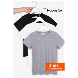 Набор детских футболок 3 шт. Happy Fox
