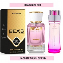 BEA'S 539 - Lacoste Touch of Pink (для женщин) 50ml