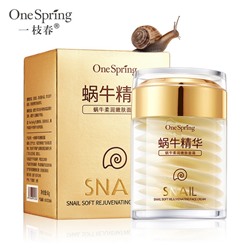 Крем для лица с фильтратом улитки One Spring Snail Cream, 60 гр.