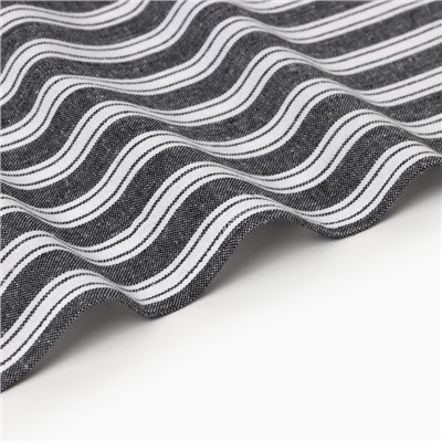 Полотенце Этель Lines, цв. чёрный, 50х70 см, 100% хл