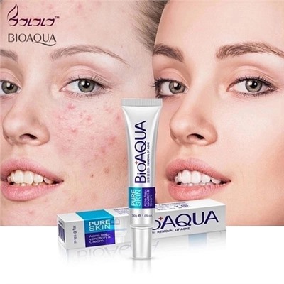 Крем для лицa BioAqua Removal of acne oт акне и прыщей точечного действия 30 гр