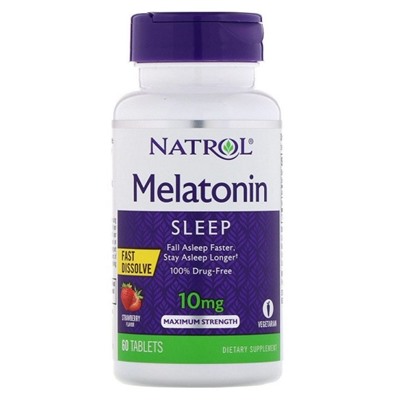 Natrol Мелатонин Melatonin 10 mg 60 таб