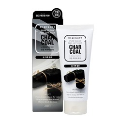 Маска-пленка очищающая с древесным углем Charcoal pure clean peel off pack Jiggot 180 мл.