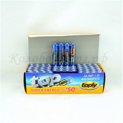 BAT Toply Super Energy R6 4шт в спайке(60)