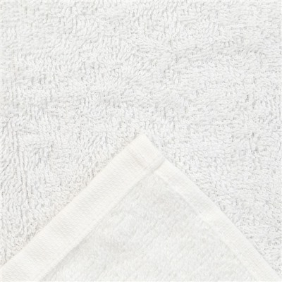 Полотенце махровое «Plait», цвет белый, 30х70 см
