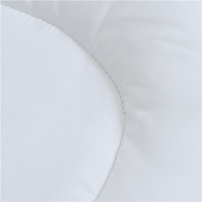 Одеяло облегчённое, 172х205см, файбер, микрофибра белая, 100% полиэстер