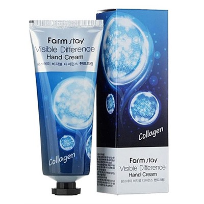 Крем для рук с коллагеном Visible difference collagen hand cream Collagen FarmStay 100 гр.