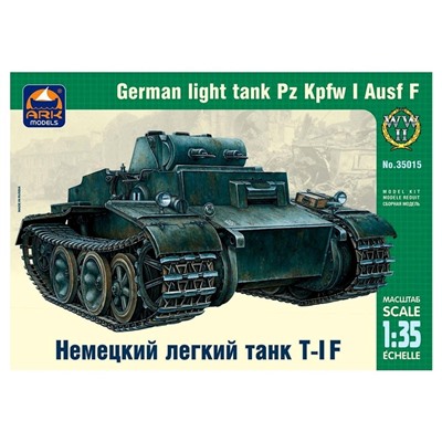 Сборная модель «Немецкий лёгкий танк Т-I F» Ark models, 1/35, (35015)