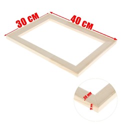 Подрамник для холста, 1.8 x 30 x 40 см, ширина рамы 36 мм