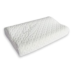 Анатомическая подушка 30*50*8/11 Sleep Ergo S+ Silver