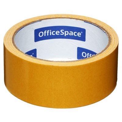 Клейкая лента двусторонняя 38 мм х 10м OfficeSpace, полипропилен