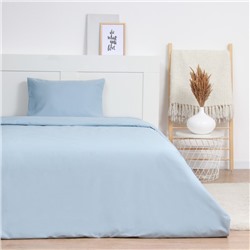 КПБ 1,5сп LoveLife Celestial blue 143*215см,150*220см 50*70см-1шт,100%хлопок,сатин,125г/м²