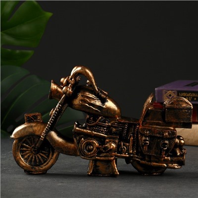 Фигура "Мотоцикл" бронза, 16х26х6см