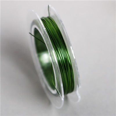 Проволока для бисера 0,3 мм , 10 м (зеленый) №6