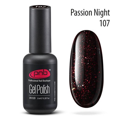 Гель-лак PNB 107 Passion Night 8 мл