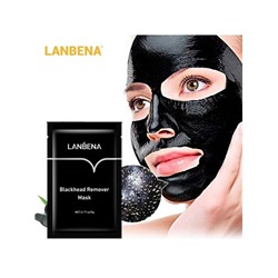 Маска - пленка чёрная с бамбуковым углем LANBENA BLACKHEAD REMOVER