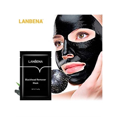 Маска - пленка чёрная с бамбуковым углем LANBENA BLACKHEAD REMOVER