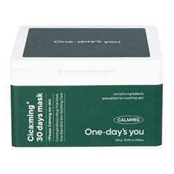 One-day’s you Однодневная маска с центеллой на 30 дней / Cica:ming 30 days mask, 30 шт./наб.