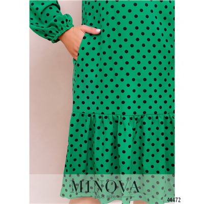 Платье №2245-зеленый
