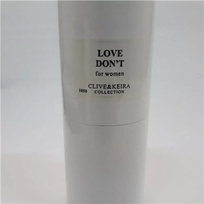 Clive & Keira Love Don't For Woman (для женщин) 30 ml (1050)