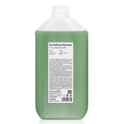 Восстанавливающий шампунь для всех типов волос Back Bar Revitalizing Shampoo №04 Farmavita 5000 мл