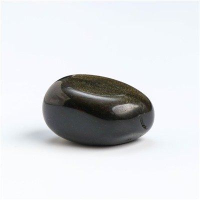 Камень натуральный "Золотой обсидиан", 13 г, минерал галтовка
