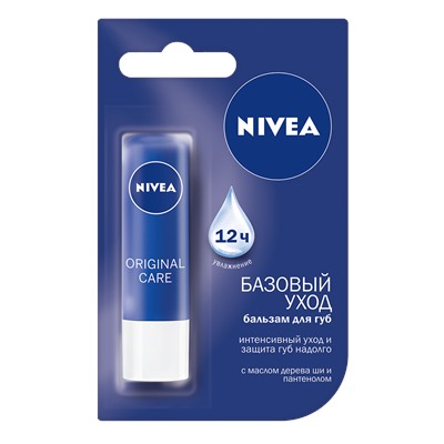 Nivea бальзам д/губ базовый уход