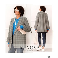 Пиджак №17245-1-серый
