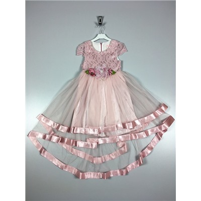 Нарядное платье для девочки (розовое) TRP1661