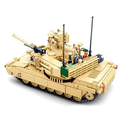 Конструктор Модельки «Танк Brown M1A2 Abrams», 781 деталь