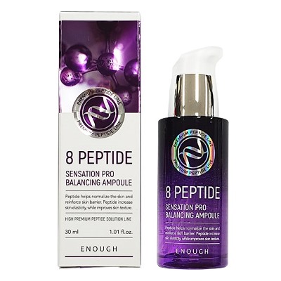 ENOUGH Сыворотка для лица ПЕПТИДЫ 8 Peptide Sensation Pro Balancing Ampoule 30 мл