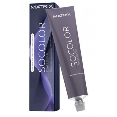 Matrix Крем-краска для волос / Socolor Beauty 4AA, шатен глубокий пепельный, 90 мл