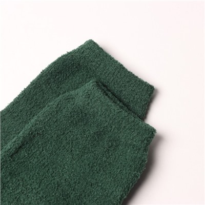 Носки женские махровые «Дракон с яйцом», цвет тёмно-зелёный, размер 36-40