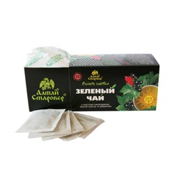 Чай  зеленый "Русская заварка" с листом смородины, хвоей пихты и имбирем