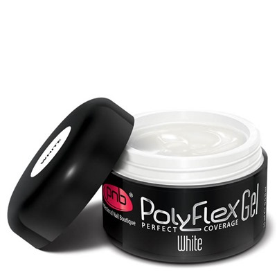 Гель ярко-белый плотный PolyFlex Gel PNB 15 мл