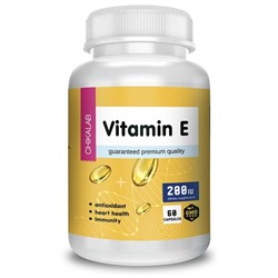 Витамин Е Vitamin E 200 iu 60 капс.