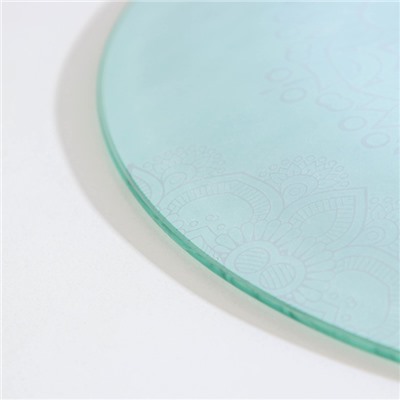 Тарелка «Эвелина», d=30 см, цвет бирюзовый