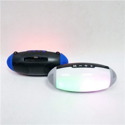 MP-3 колонки Bluetooth TG-123 LED цв.ассорти(FM/USB/micro SD)