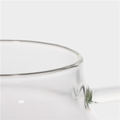 Чайник стеклянный заварочный с металлическим ситом Magistro «Созидание», 1 л