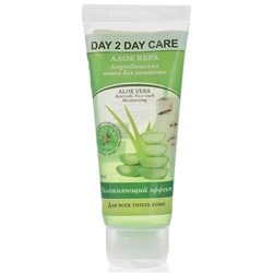 Пенка для умывания увлажняющая Алоэ вера Дэй Ту Дэй Кэр Aloe Vera Face Wash Day 2 Day Care 50 мл.